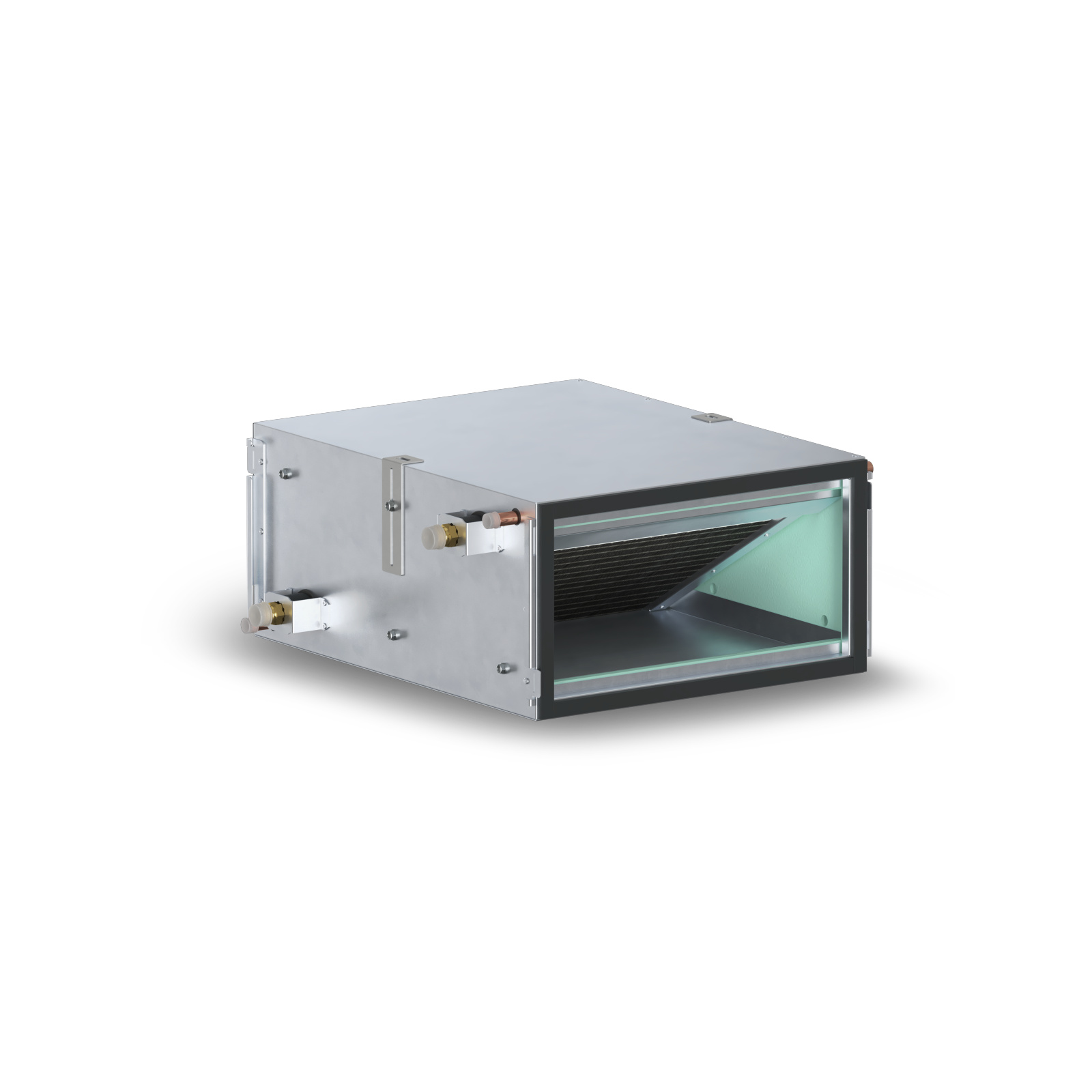 Cut-Out Zehnder ComfoPost CW8 Comfortable indoor ventilation Angled view