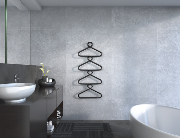 Rendering Zehnder Archibald Decorative radiator 