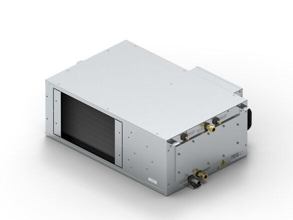 Cut-Out Zehnder ComfoDew B Comfortable indoor ventilation Angled view