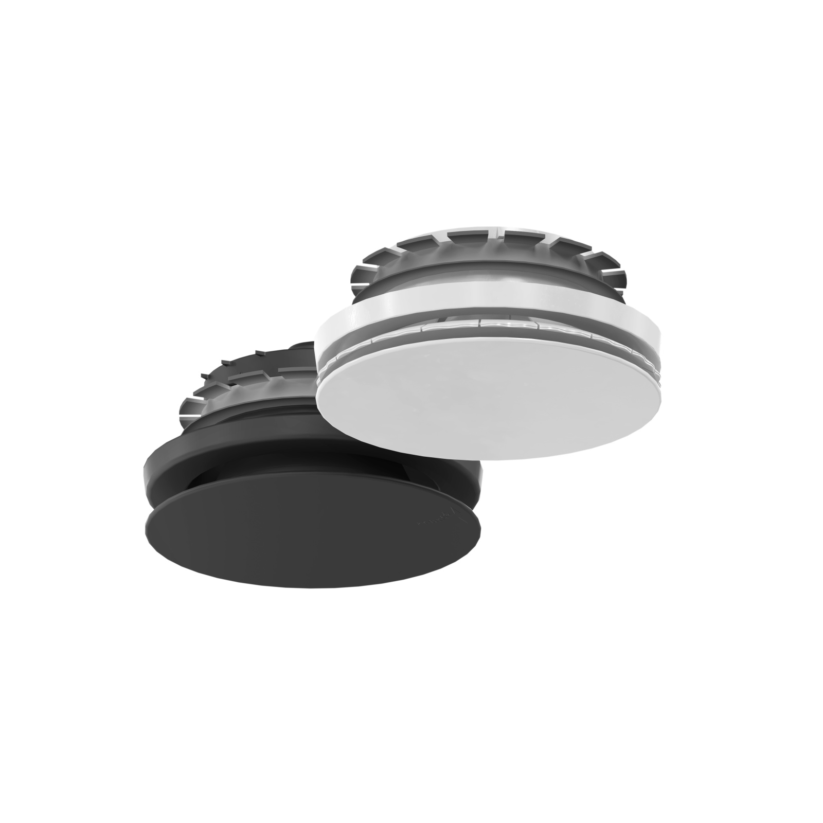 Cut-Out Zehnder ComfoValve Luna E125 Comfortable indoor ventilation Angled view