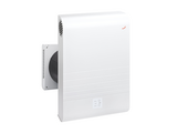 automised ventilation, on demand control, sensor, decentralised, Clipping, left, CA70, comfoair 70, CA 70, white, synthetical external wall cover, enthalpy exchanger