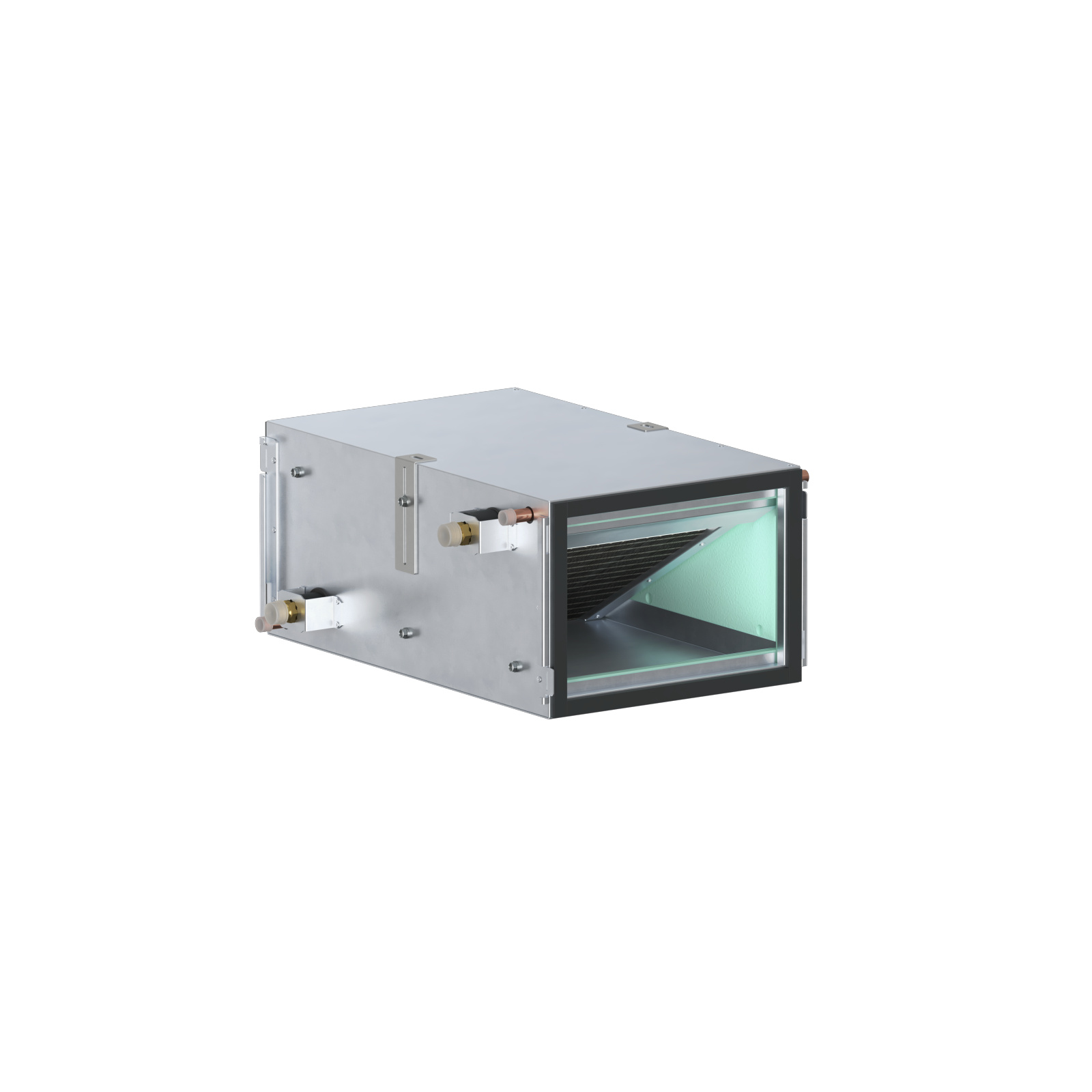Cut-Out Zehnder ComfoPost CW6 Comfortable indoor ventilation Angled view