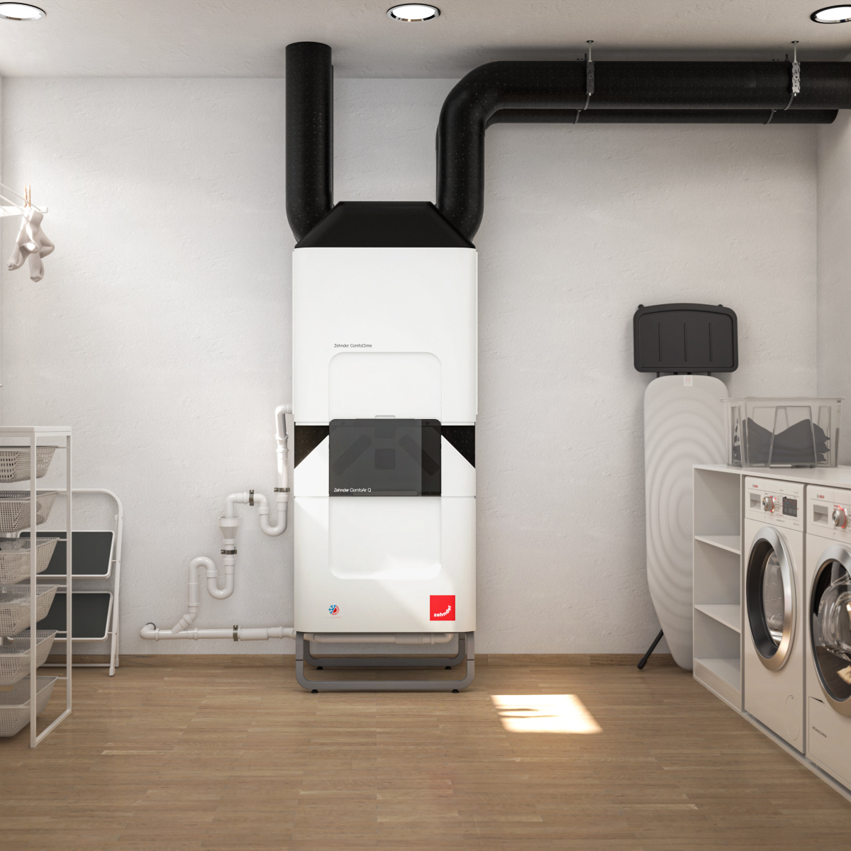 Rendering del prodotto Zehnder ComfoClime