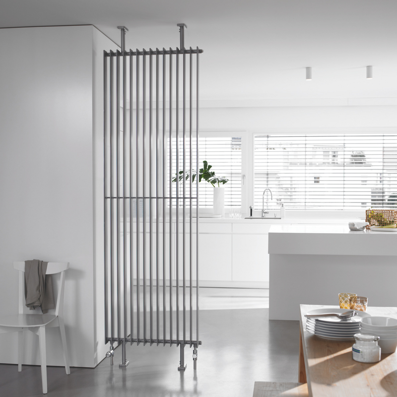 Rendering Zehnder Excelsior Decorative radiator Front view