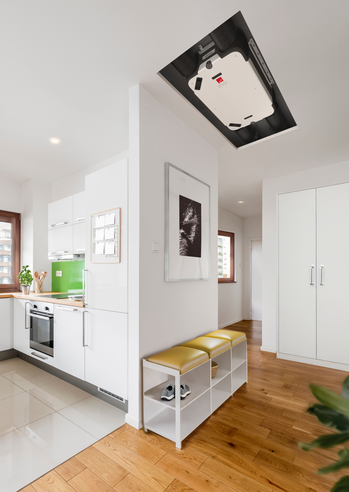 Stock Content Zehnder EVO 4 Comfortable indoor ventilation Angled view