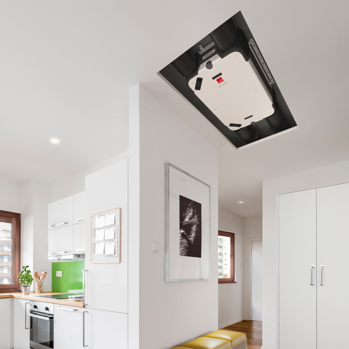 Stock Content Zehnder EVO 4 Comfortable indoor ventilation Angled view