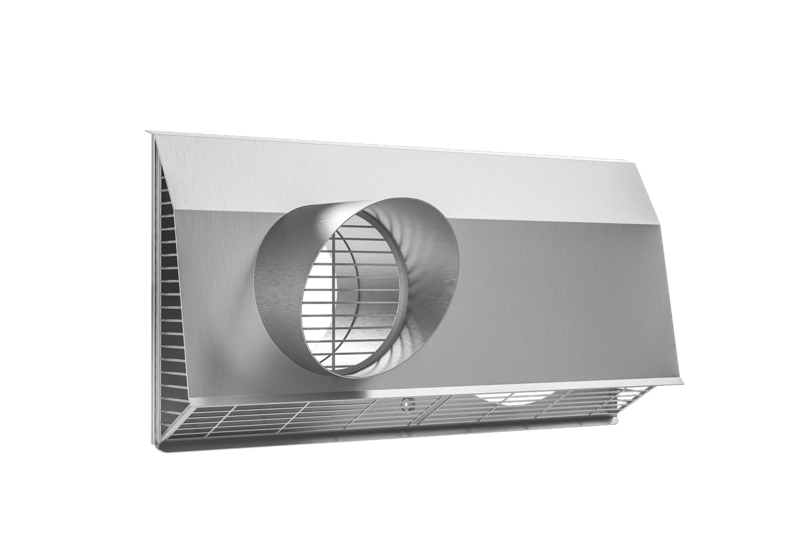 Cut-Out Zehnder ComfoEdge Combi-Outwall grill Comfortable indoor ventilation 