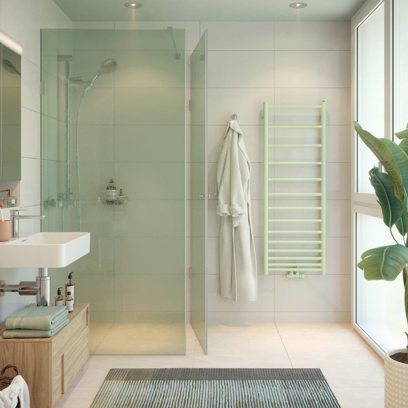 Rendering Klaro Decorative radiator Front view