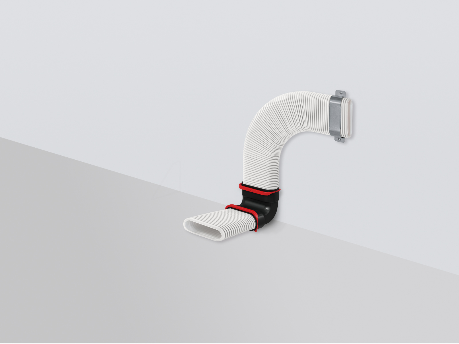 Rendering Zehnder ComfoTube flat 51 Comfortable indoor ventilation 3D view