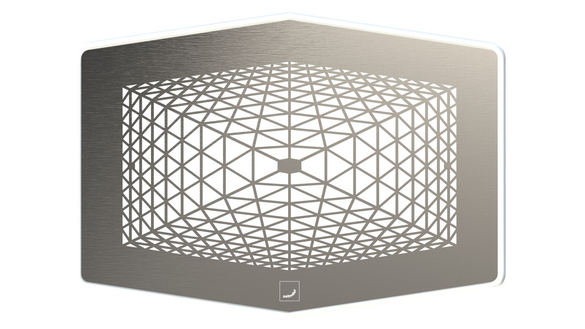 Rendering ComfoGrid CLD Design line Comfortable indoor ventilation Top view