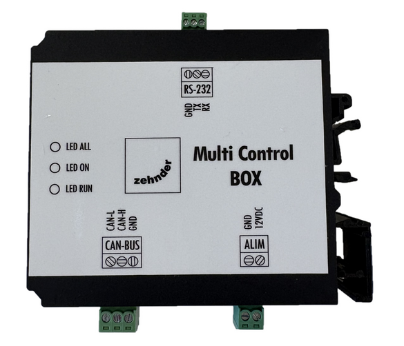 Cut-Out Zehnder Multi Control BOX Comfortable indoor ventilation Front view