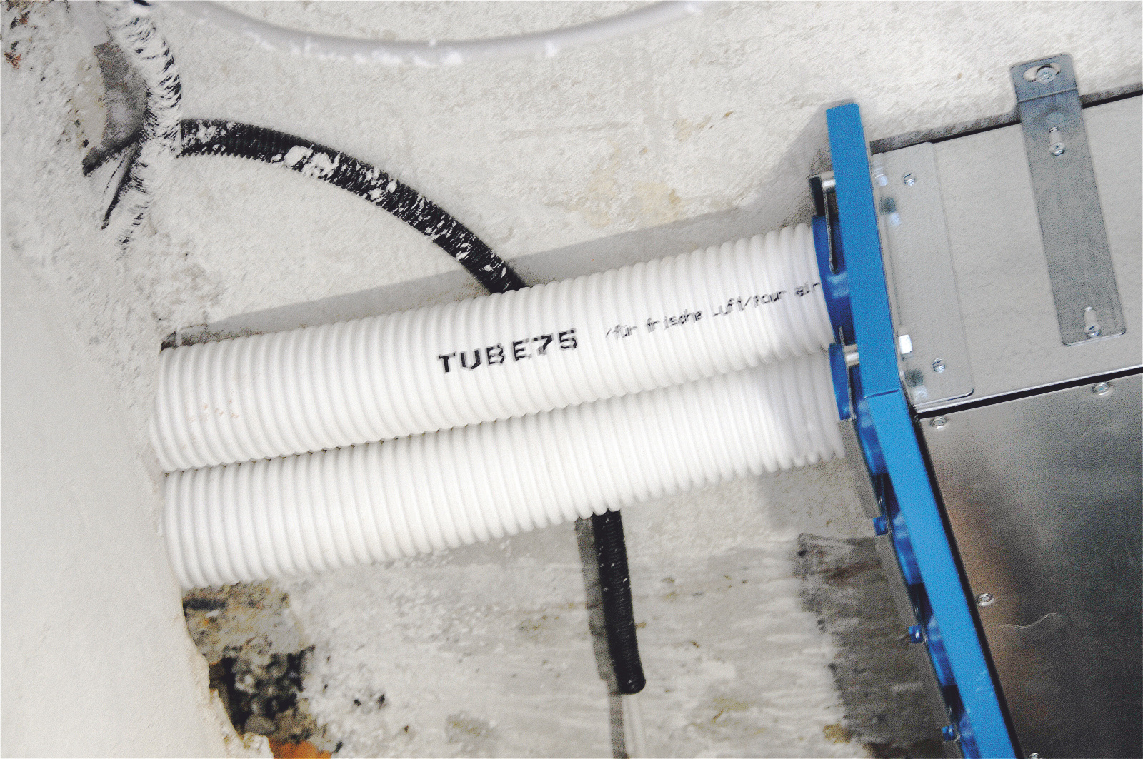 Reference ComfoTube DN160 Comfortable indoor ventilation Top view