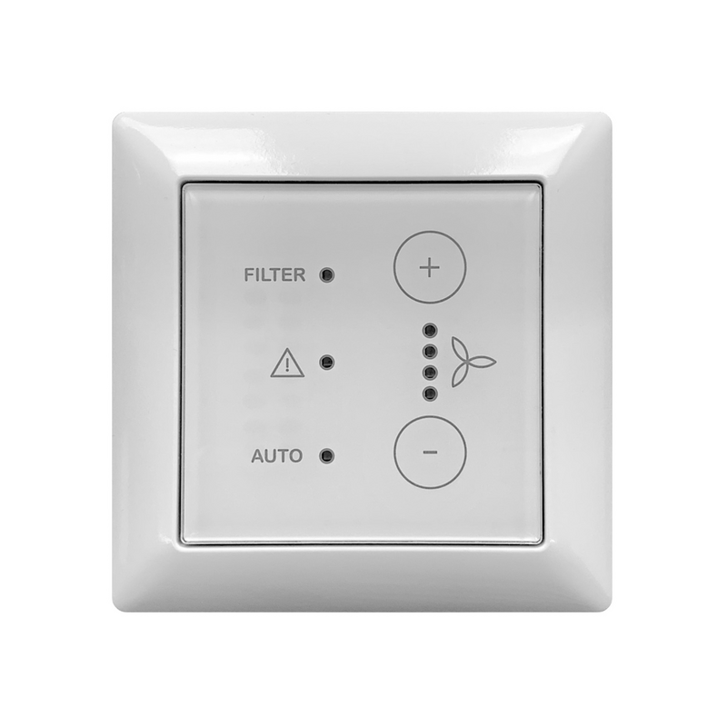 Cut-Out Zehnder ComfoAir 70 Comfortable indoor ventilation Front view