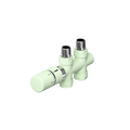 coloured Valve, Valve Type O, O, with thermostate Type X, Cutout, perspective, design line