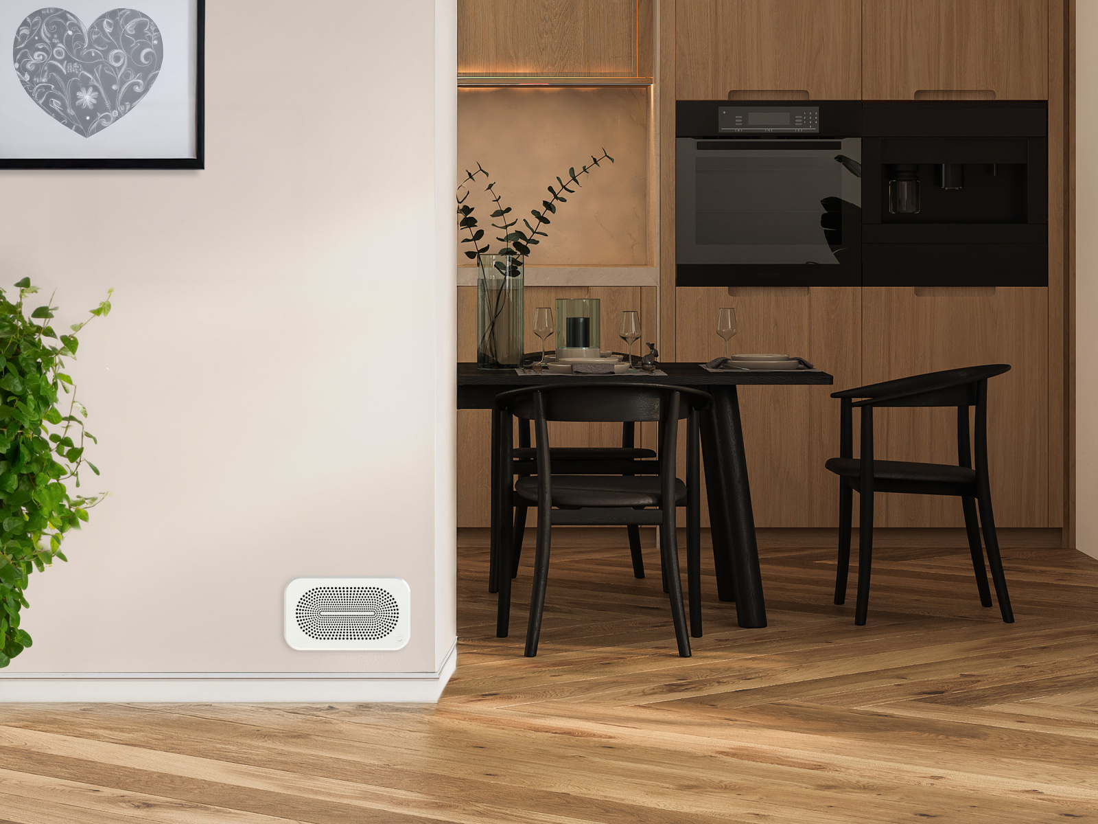 Rendering ComfoGrid CLD Comfortable indoor ventilation