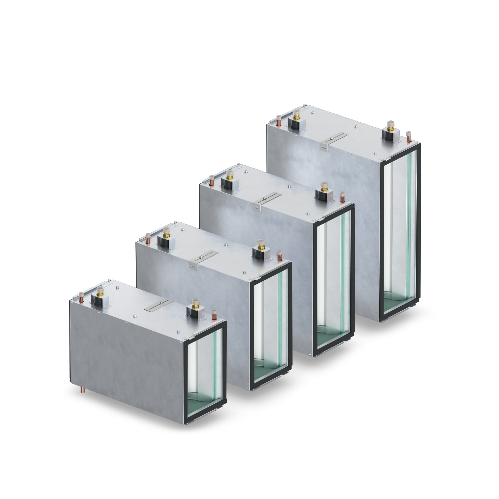 Cut-Out Zehnder ComfoPost CW10 Comfortable indoor ventilation Angled view
