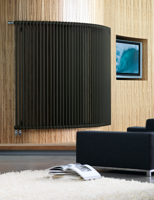 Rendering Zehnder Charleston Decorative radiator Front view