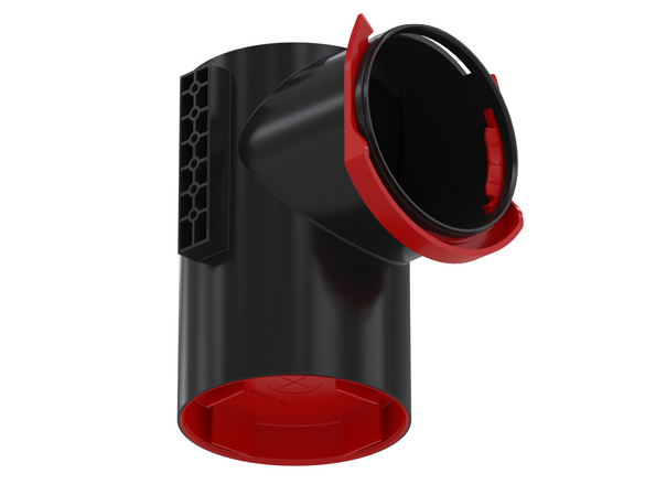 Rendering Zehnder ComfoCase TVA-P Comfortable indoor ventilation Angled view