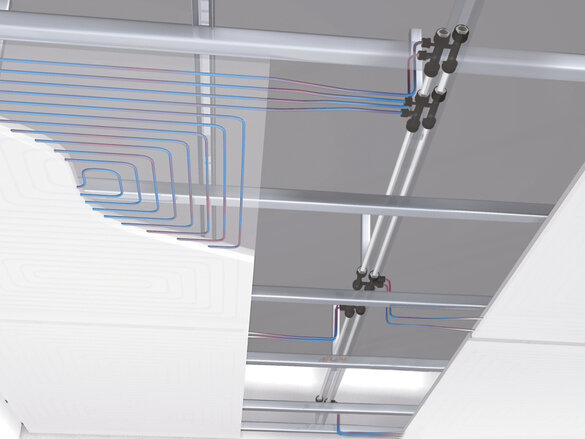Rendering NIC Heating and cooling ceilings 