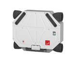 ComfoAir Flex, remove filter, change filter, angled view, with Logo, QR Code Sticker,