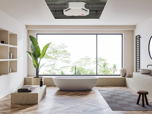 Zehnder_CSY-RAD_Comfo-Air-Flex_Subway_milieu_Bathroom1_V2 Bathroom, modern, CA Flex Setup, Subway 150-60,