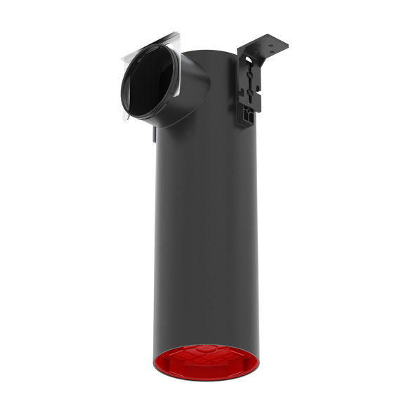 Rendering Zehnder ComfoCase TVA-P Comfortable indoor ventilation Angled view