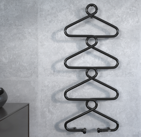 Rendering Zehnder Archibald Decorative radiator Front view