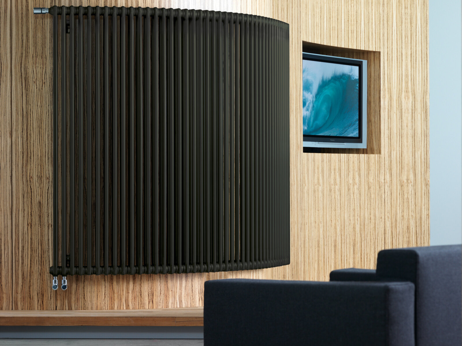 Rendering Zehnder Test Decorative radiator Front view