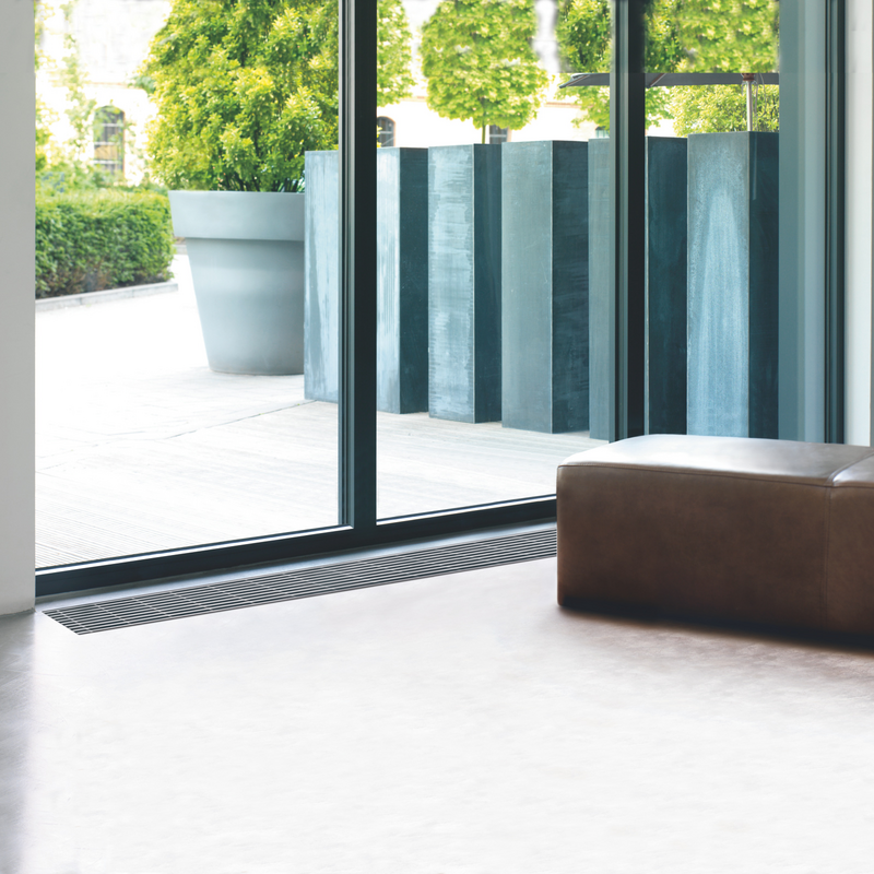 Rendering Zehnder Terraline Fresh Decorative radiator Top view