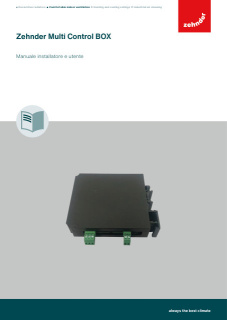 Zehnder_CSY_Multi Control BOX_Installer-manual_IT